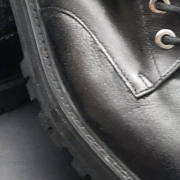 Zara Basic Ladies Size 37 (approx. 6-6.5 US) Black Leather Ankle Boots - Picture 10 of 10